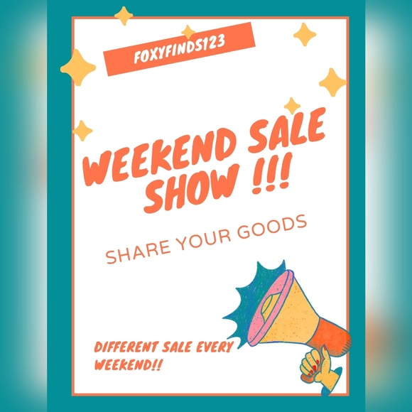 WEEKEND SALE SHOW!! - Picture 1 of 1